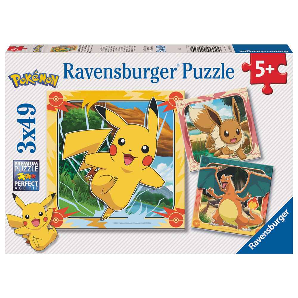 Pokemon puzzle 3x39pcs