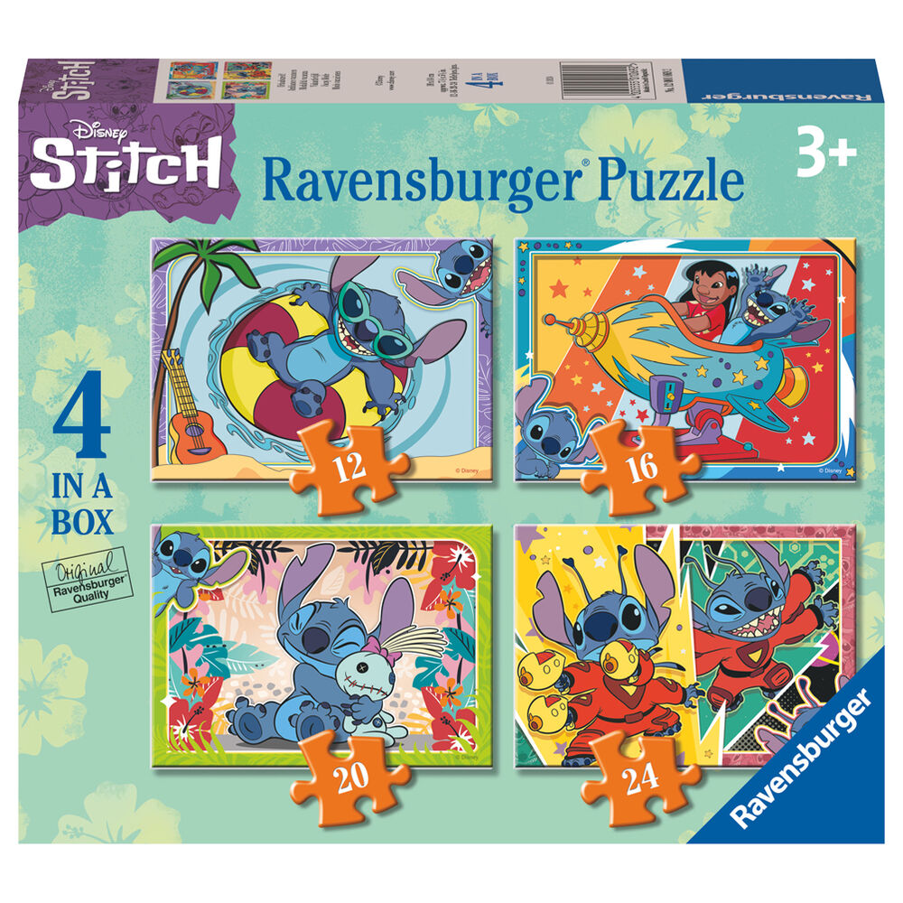 Pack Puzzle 4 em 1 Stitch – Disney