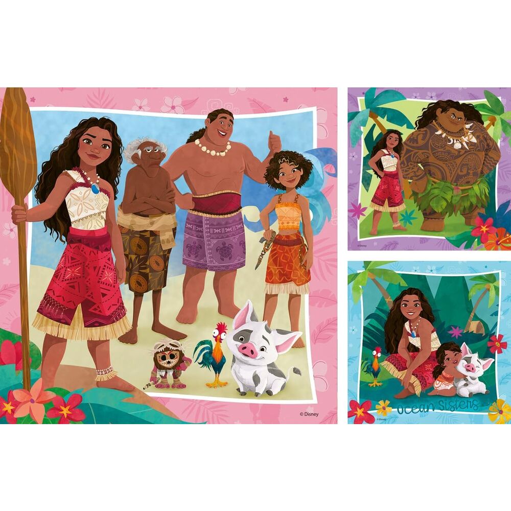 Pack 3 Puzzles Vaiana 2  – Disney