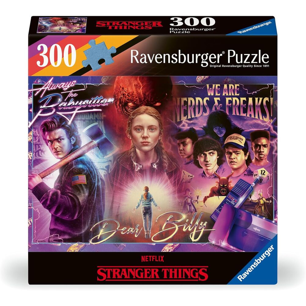 Puzzle Stranger Things – Netflix (300 Peças, 27x39cm)