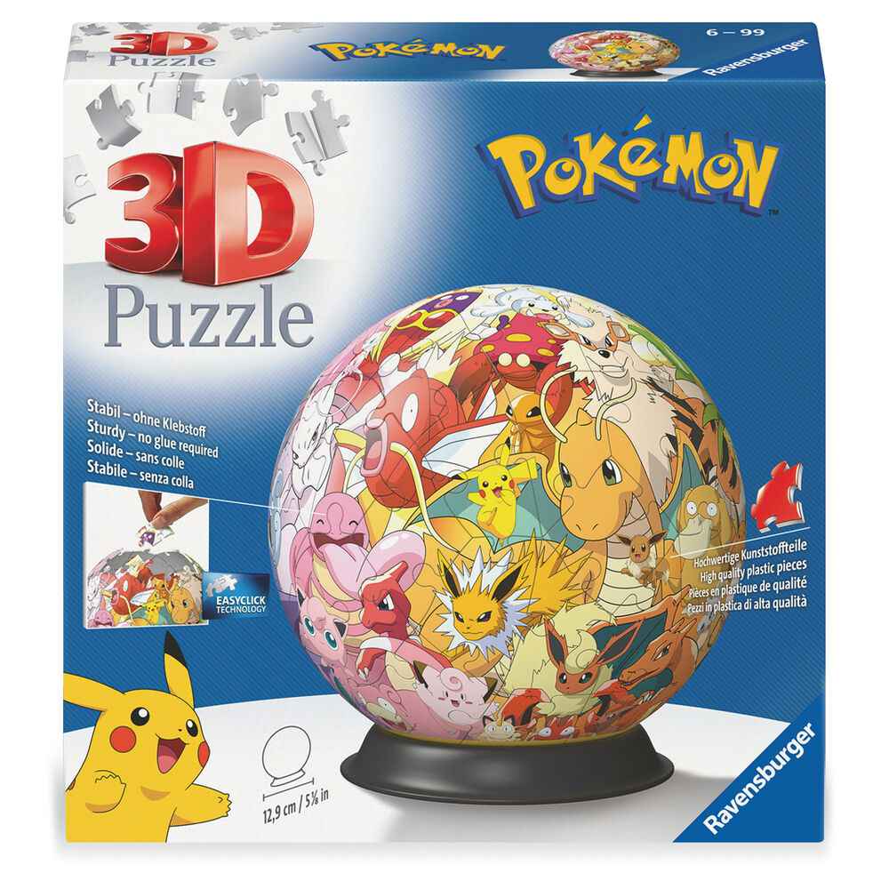 Puzzle 3D Pokémon (72 Peças, 12,9 cm)