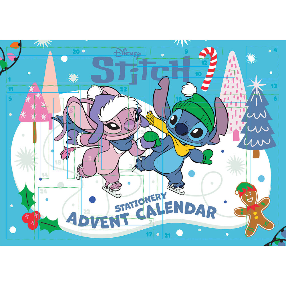 Calendário do Advento - Stitch Disney (35x25x3cm)