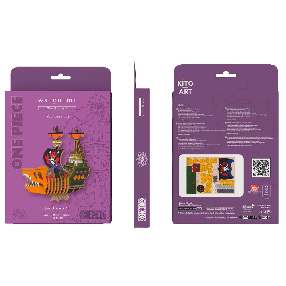 Conjunto de Montagem One Piece Wa-Gu-Mi – Victoria Punk (188 peças)