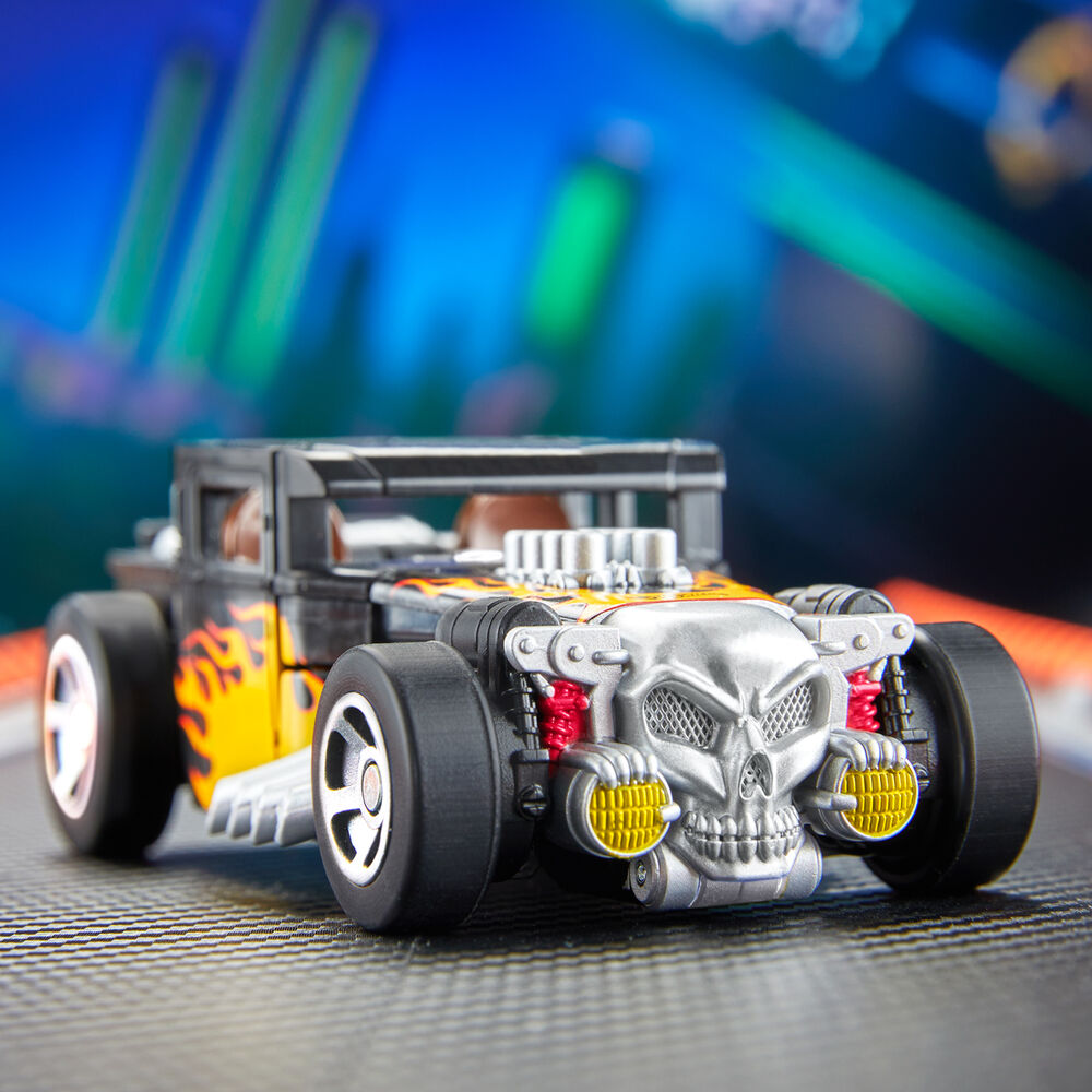 Figura Bone Shaker – Hot Wheels x Transformers (13 cm, Deluxe)