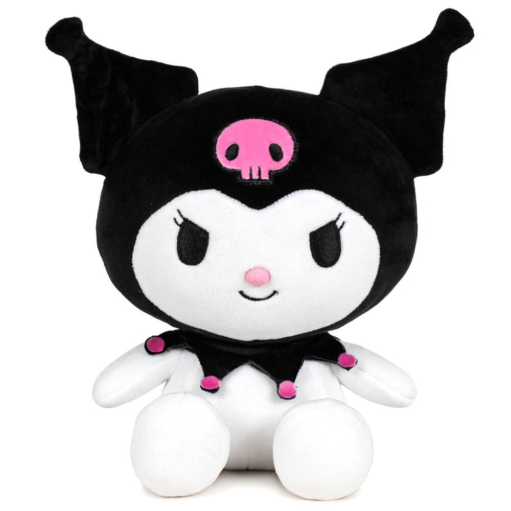 Peluche Kuromi Preto – Hello Kitty & Friends (16 cm)