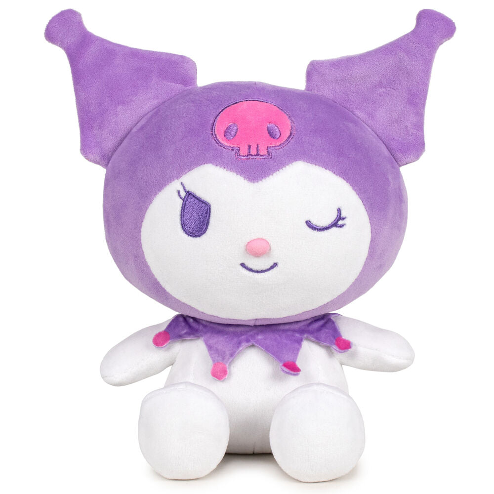 Peluche Kuromi Lilás  – Hello Kitty & Friends (16 cm)