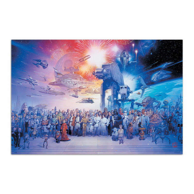 Poster Legado Personagens – Star Wars (91,5x61cm)