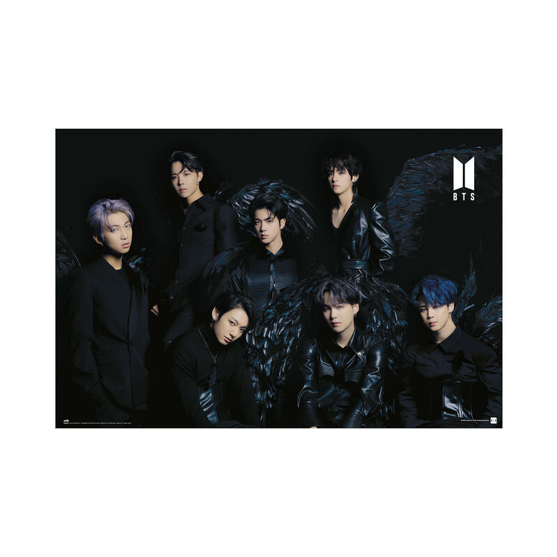 Poster Papel Brilho - BTS Alas Negras (91,5x61cm)