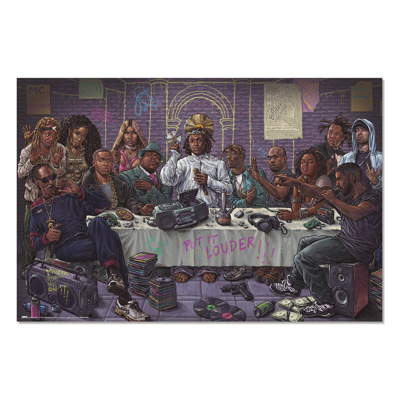 Poster A Última Ceia Hip Hop – Lifestyle (91,5x61cm)