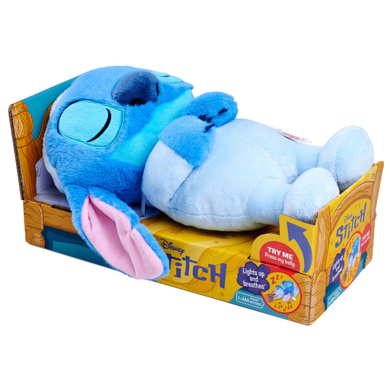 Sleepy Stitch Plush Toy with Sound – Disney (31 cm)