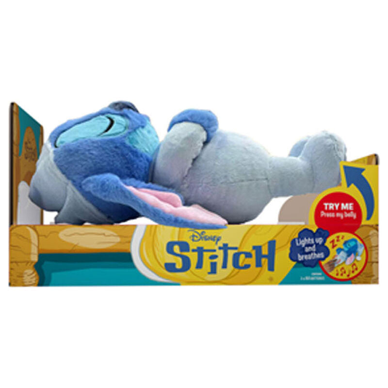 Sleepy Stitch Plush Toy with Sound – Disney (31 cm)