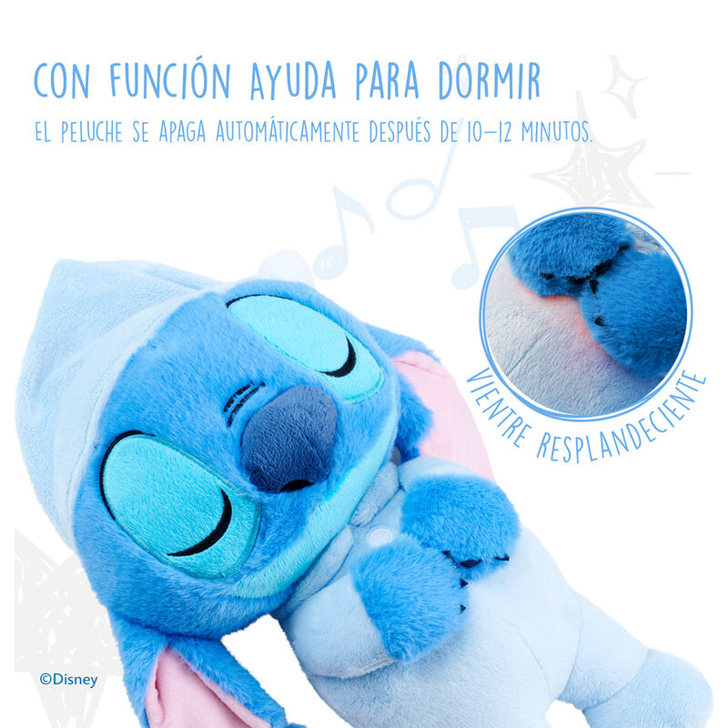 Peluche Stitch Sonolento com Som – Disney (31 cm)