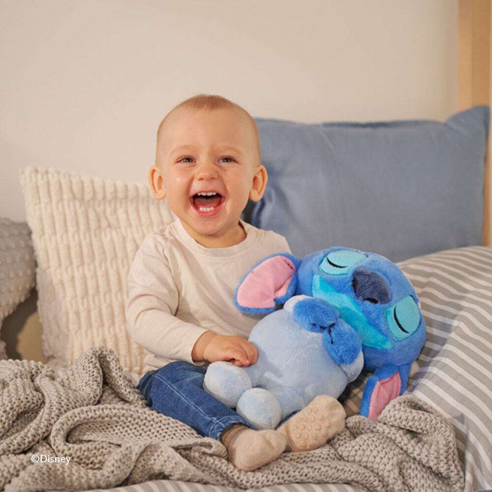 Peluche Stitch Sonolento com Som – Disney (31 cm)