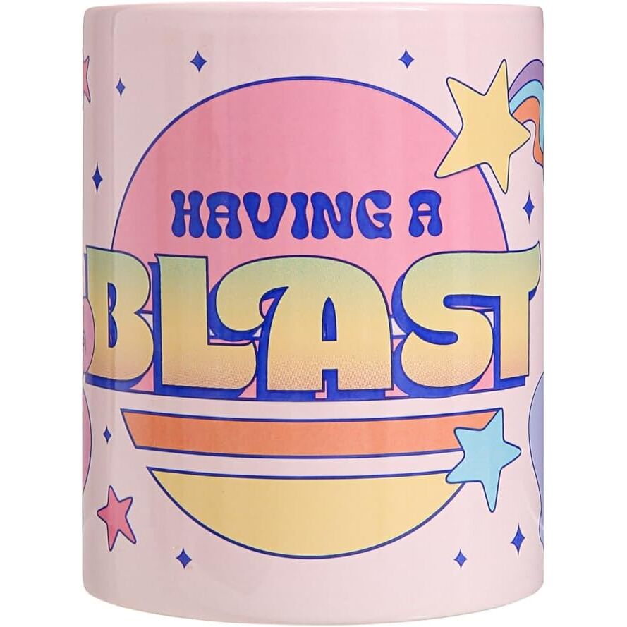 Disney Angel & Stitch Plush Mug with Cover (440ml)