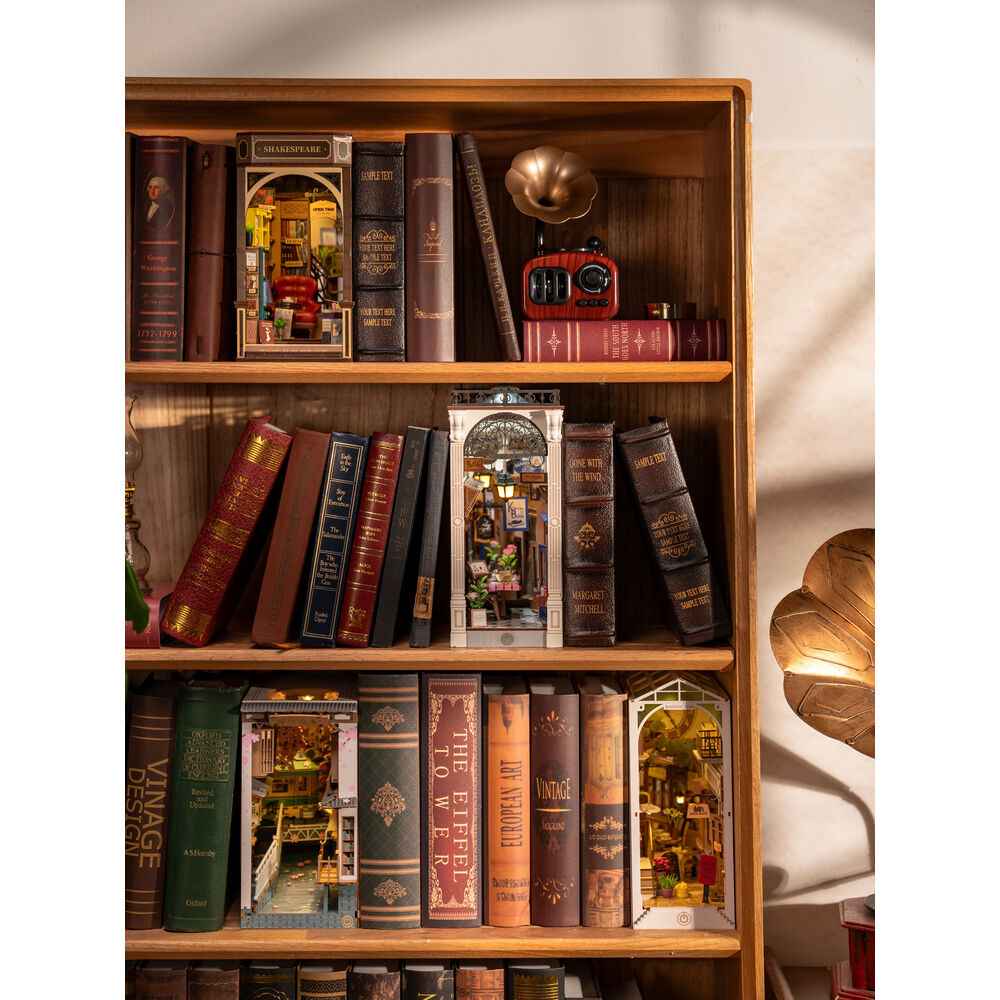 Maqueta 3D Cerra Livros Citas na Sala de Jogos – Rolife (148 peças, 10,6x19,5x25,5 cm)