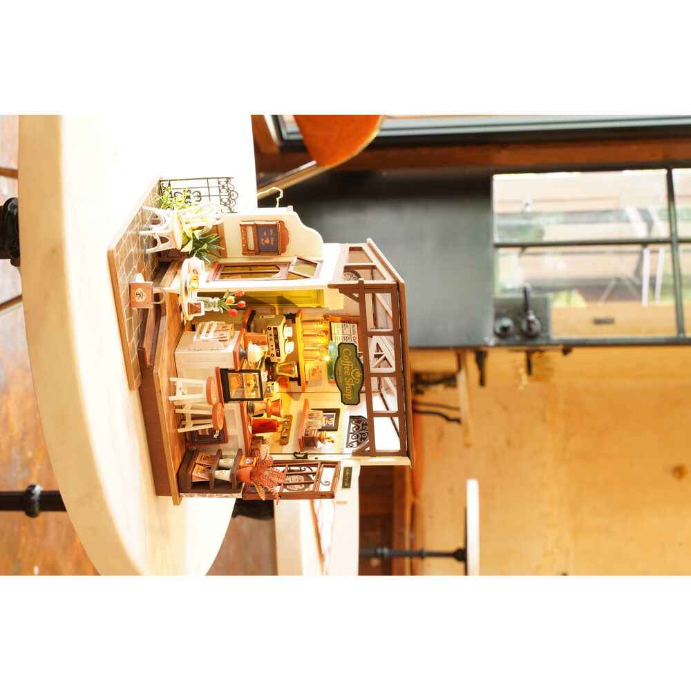 Maqueta 3D Cafetaria – Rolife (183 peças, 27,6x6,6x21 cm)