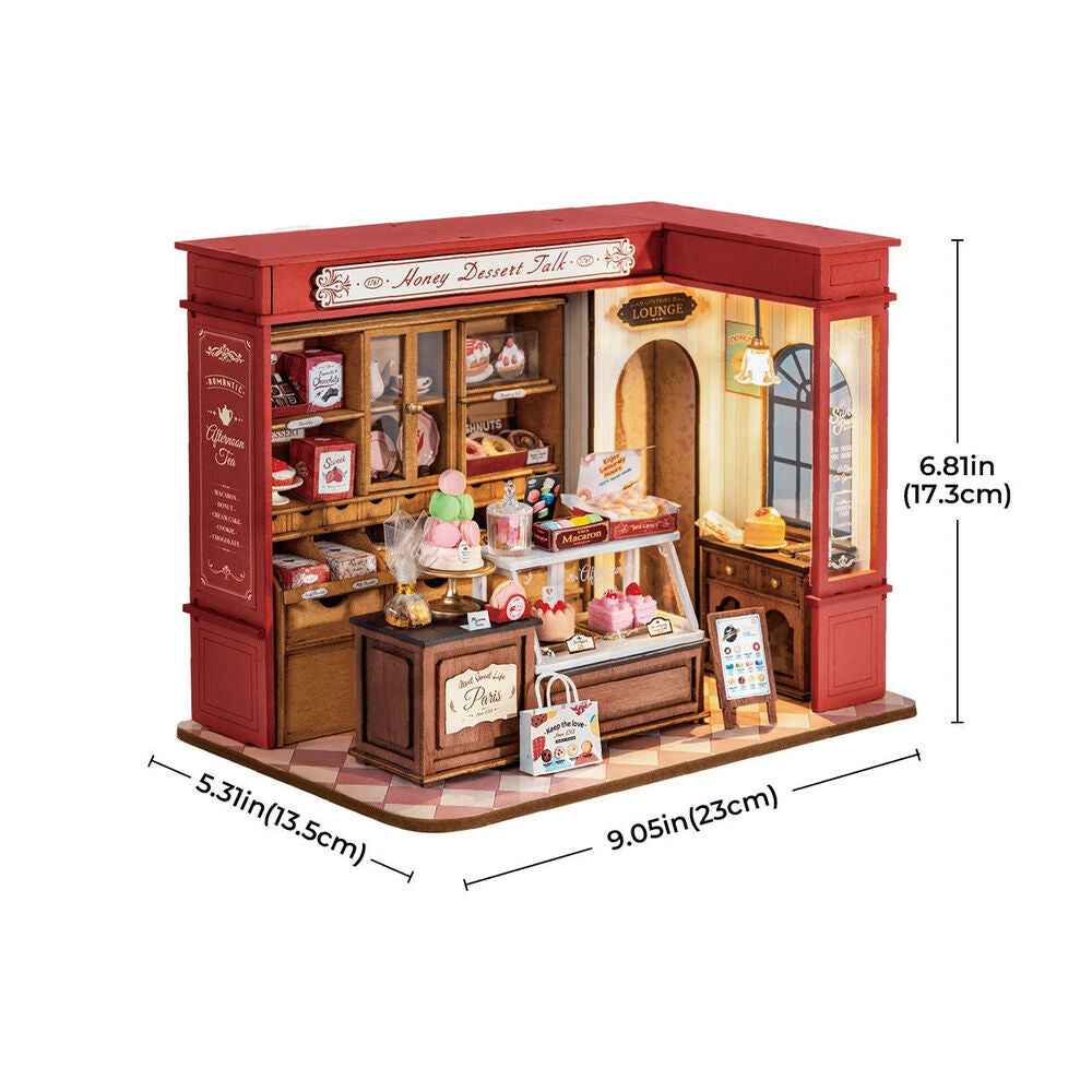 Maqueta 3D Charla Sobre Doces com Mel – Rolife (242 peças, 23x13,5x17,3 cm)