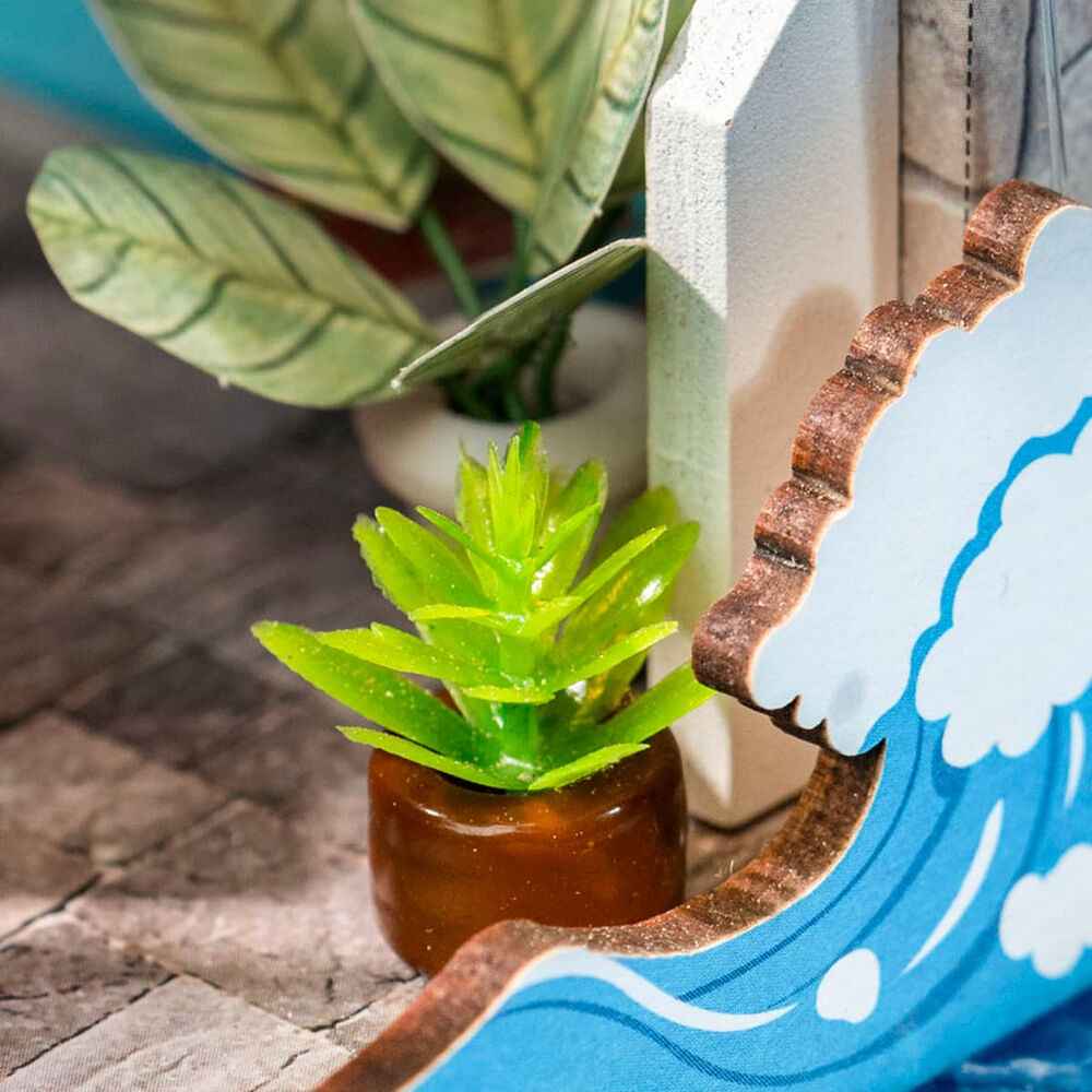 Maqueta 3D Restaurante Sea Holiday – Rolife (68 peças, 9,9x9,5x13,1 cm)