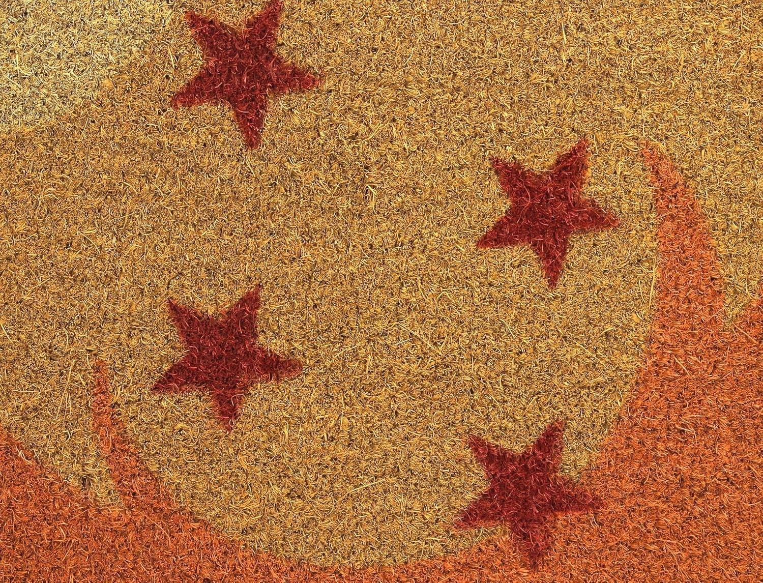 Tapete de Entrada Redondo Bola de Dragão 4 Estrelas - Dragon Ball  (50 cm)